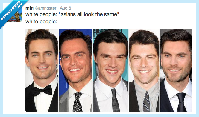 chinos,sonrisa,parecido,blancos