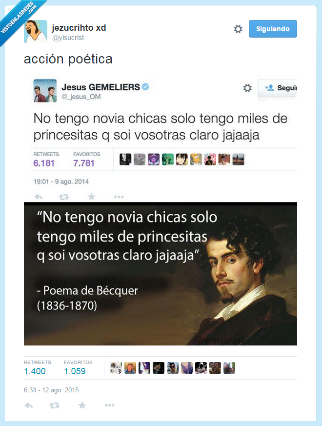 Gemeliers,poema,Bécquer,niñas,novia,princesitas