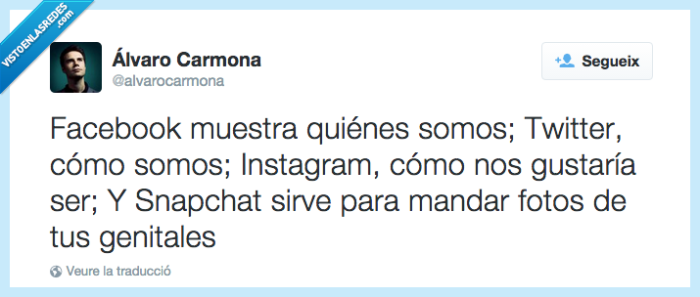alvaro carmona,facebook,twitter,instagram,las cosas claras,snapchat