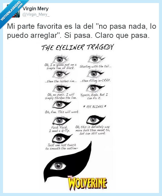 sombra,ojos,wolverine,lobezno,arreglar,eyeliner