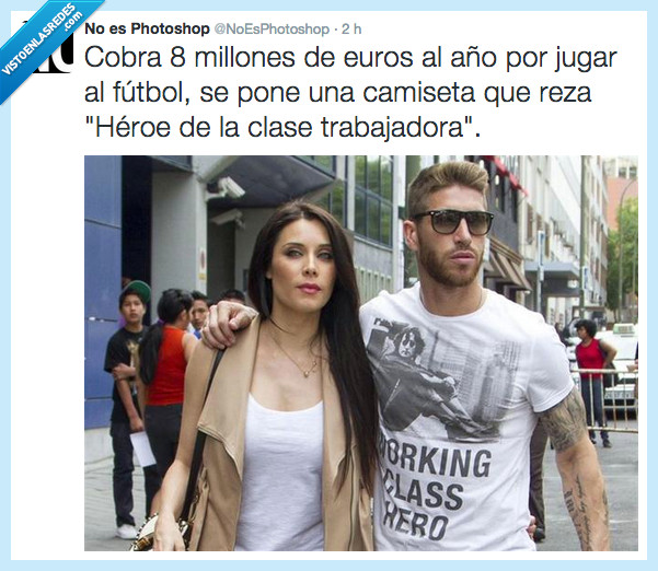 working class hero,año,Sergio Ramos,futbol,futbolista,Pilar Rubio,heroe,clase,trabajadora