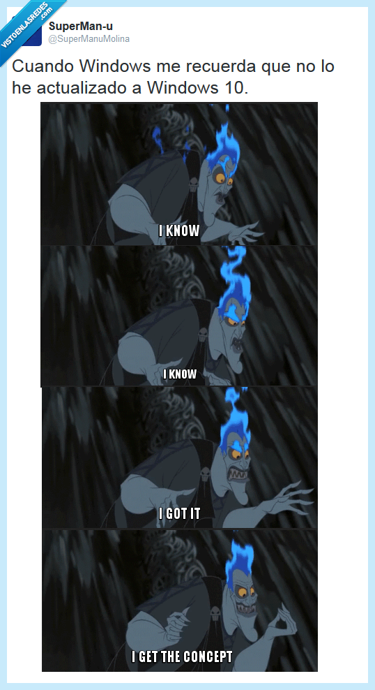 windows 10,windows,actualizar,repetir,hades,disney,hércules