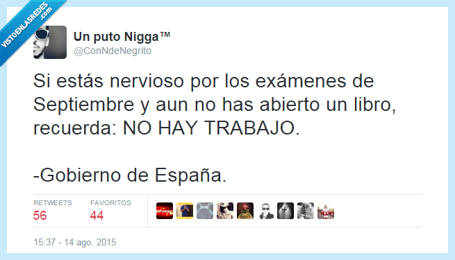 nervioso,examen,estudiante,estudiar,recuperación,septiembre,libro,abierto,trabajo,gobierno,españa,crisis,paro,desempleo
