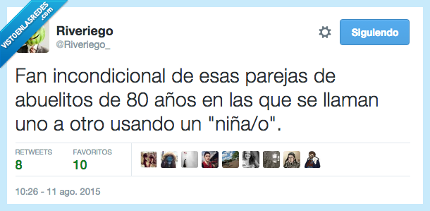 fan,incondicional,pareja,abuelito,80,años,llaman,llamar,niño,nila,abuelo,abuela,viejo,vieja,mayor
