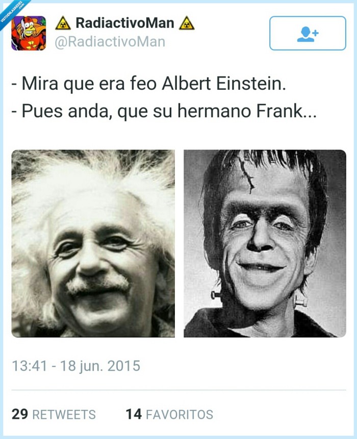 hermano,feo,albert,einstein,frankenstein
