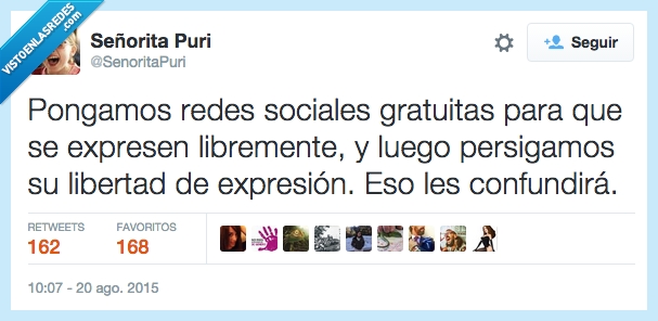 poner,red,social,gratis,expresen,expresar,expresion,libre,libremente,libertad,confundirá