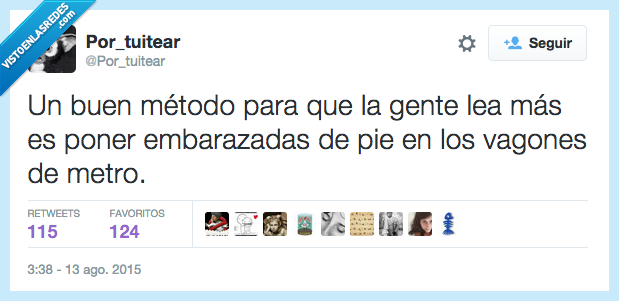 metodo,gente,leer,mas,lea,disimular,evitar,dejar,sentar,embaraza,metro,vagon