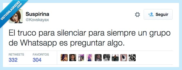 whatsapp,preguntar,silenciar,siempre,pregunta