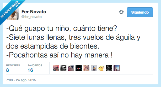 guapo,niño,cuanto,lunas,llenas,vuelo,aguila,edad,estampida,bisonte,pocahontas,manera