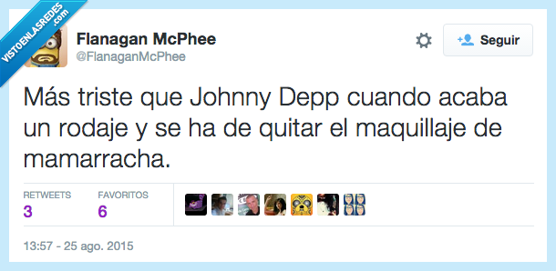 triste,Johnny Depp,maquillaje,quitar,desmaquillar,mamarracha