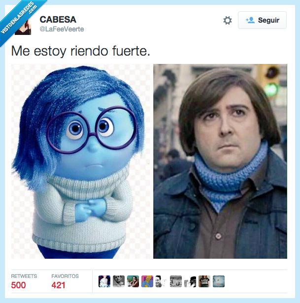 Carlos Areces,Tristeza,Inside out,del revés,parecido,razonable,igual,clavados,jersey