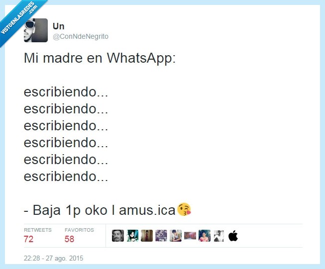 Madres,whatsapp,escribiendo,costar,falta,bajar,musica,amor,besito