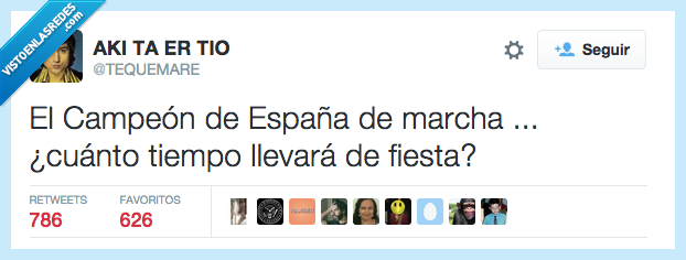 campeon,España,Marcha,fiesta,cuando,cuanto,tiempo