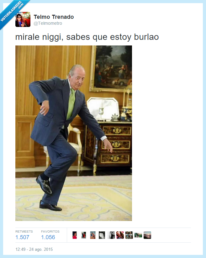 Juan Carlos,Rey,Burlao,Dudu,Edu García,baile,cae