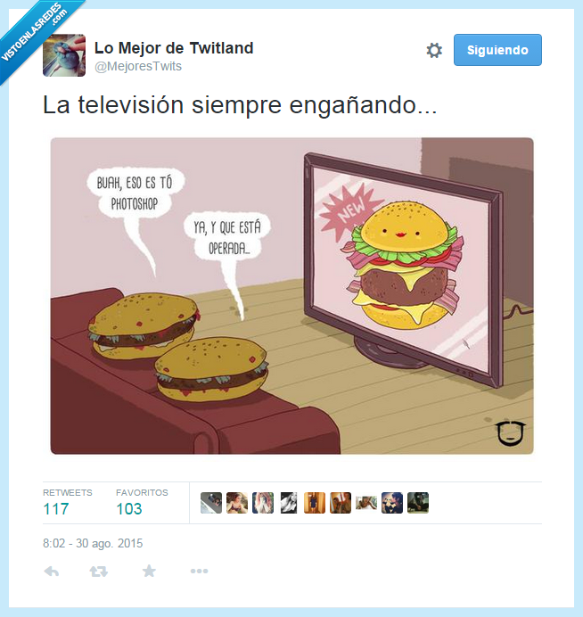 lechuga,hamburguesa,televisión,engaño,fotoshop,maquillaje,mentira