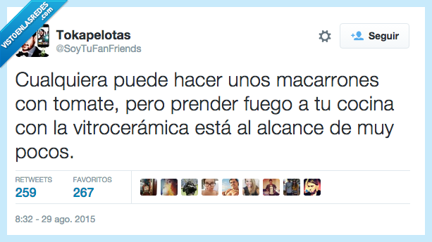 macarrones,tomate,prender,fuego,cocina,vitrocerámica,alcance,pocos,quemar