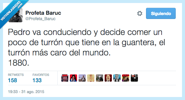 pedro,conduciendo,conducir,comer,turron,guantera,caro,1880,gafas,precio