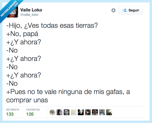 hijo,ver,tierras,papa,padre,gafas,comprar,optica