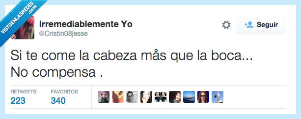 compensa,compensar,comer,boca,cabeza