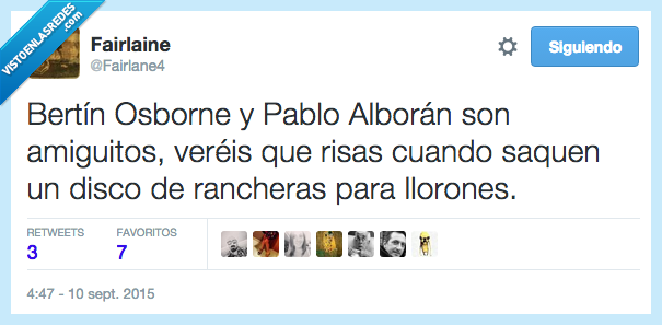PAblo Alboran,Bertín Osborne,amigo,ranchera,triste,colaboracion,disco