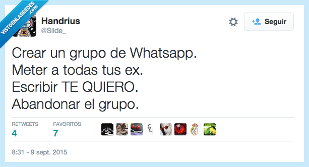 crear,grupo,whatsapp,ex,te quiero,novias,novios,abandonar