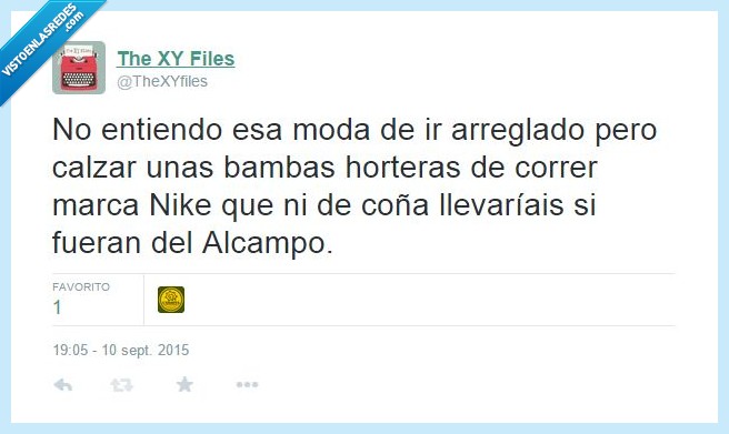 alcampo,twitter,nike,deportivas,running,traje,arreglado,bambas,zapatillas
