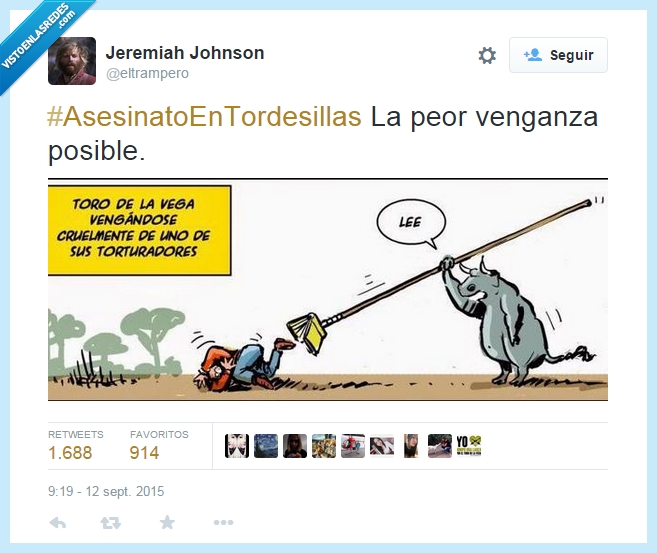 425254 - La peor venganza del toro en Tordesillas, por @eltrampero