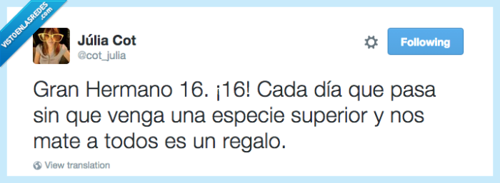 Gran hermano 16,especie,matar,regalo,días,mercedes milá,telebasura
