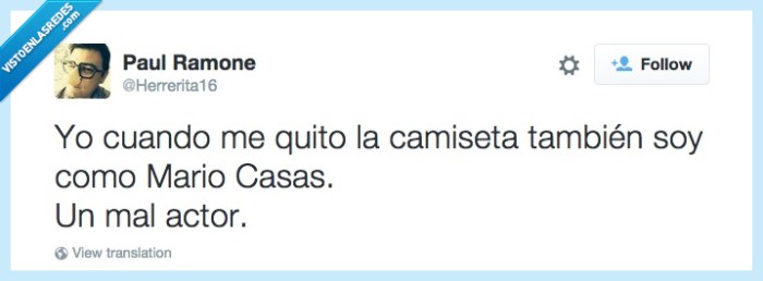 mario casas,mal actor,camisa,quitar