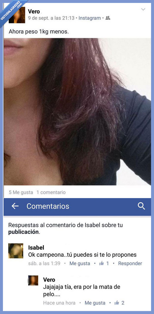 familia,tia,pelo,kilo,kg,menos,perder,peso,adelgazar,delgada