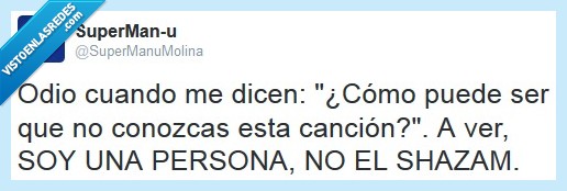 shazam,persona,canción,conocer,odio