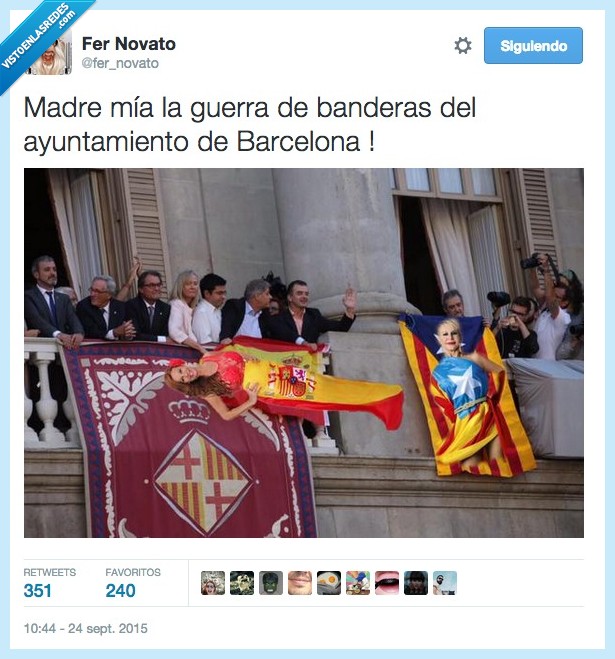 bandera,Cataluña,estelada,independentista,independentismo,España,balcón,mercè