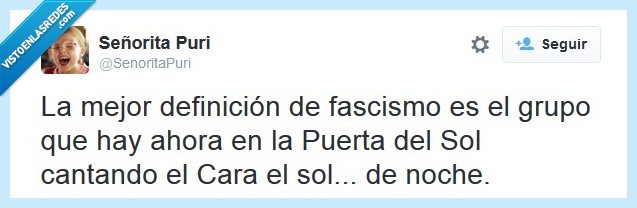 cataluña,cara al sol,fascismo,puerta del sol,de noche,si es que..,España,independentismo