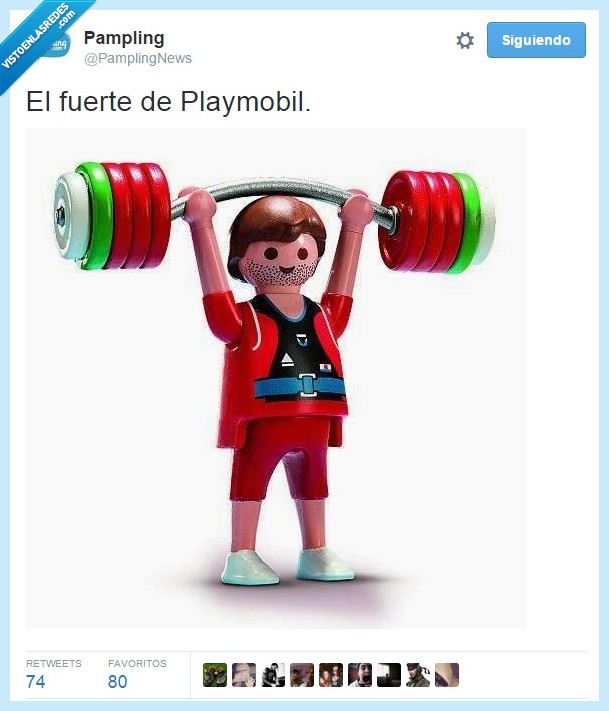 fuerte,playmobil,click,muñeco,juguete,levantar,pesas