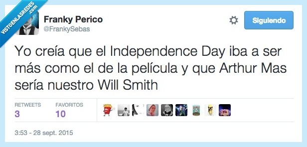 Independence Day,Artur Mas,Will Smith,actor,pelicula,independencia,Cataluña