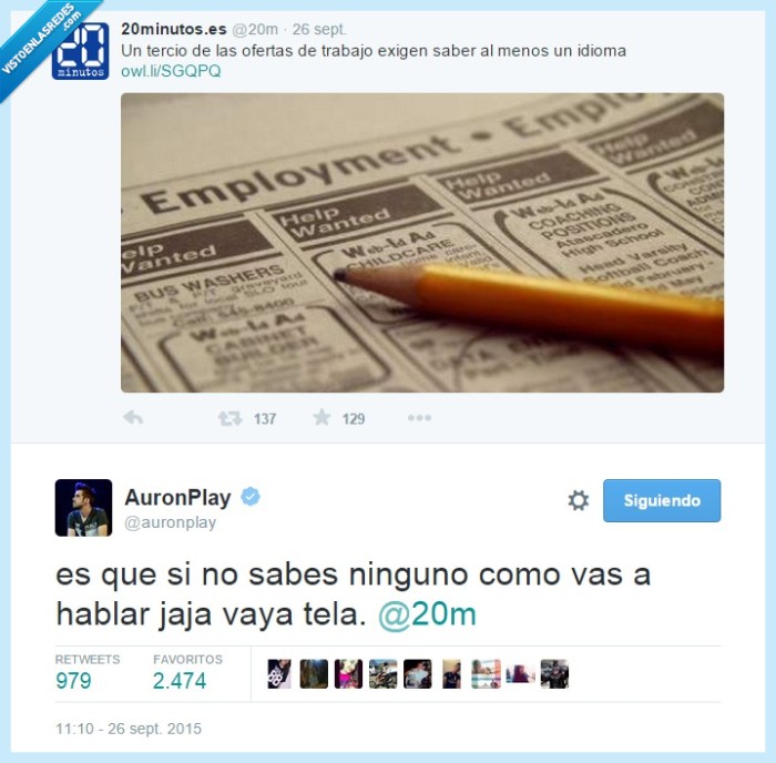 periodico,idioma,trabajo,hablar,oferta,empleo