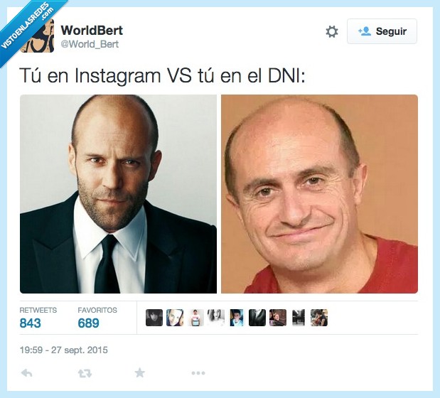 Pepe Viyuela,Jason Statham,Transporter,DNI,instagram,comparación