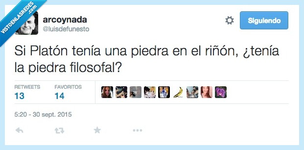 Platón,piedra,riñón,filosofal