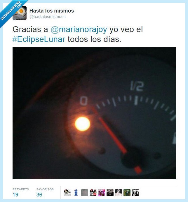 crisis,rajoy,eclipse,pp,gasolina,vacio,luz roja