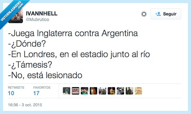 Inglaterra,Argentina,río,Londres,Tamesis,Messi,lesionado,jugar,futbol