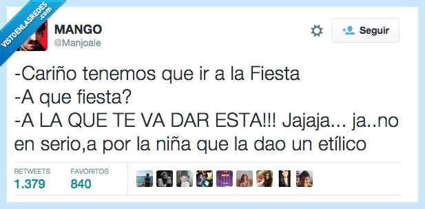 cariño,mujer,marido,fiesta,esta,hija,niña,coma,etilico,borrachera,beber