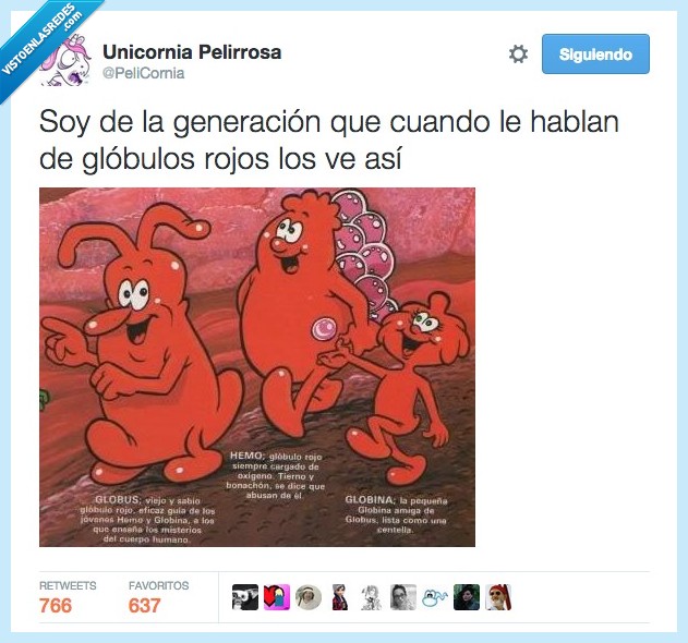 Érase una vez el cuerpo humano,glóbulos,rojos,sangre,hemoglobina