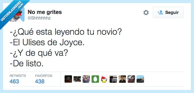 leyendo,leer,novio,Ulises,Joyce,listo,de qué va