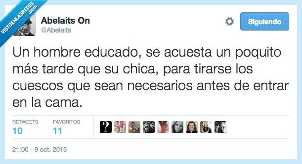 hombre,educado,educar,poco,tarde,chica,tirar,cuesco,pedo,oler,antes,entrar,cama