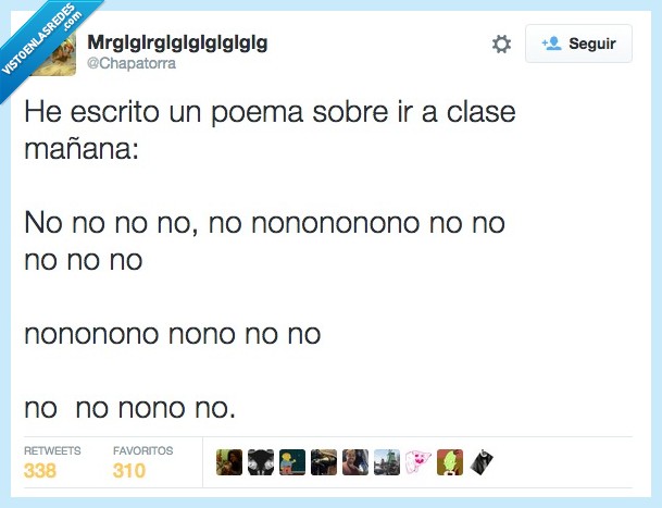 ir,clase,trabajar,ganas,poema,no,negar
