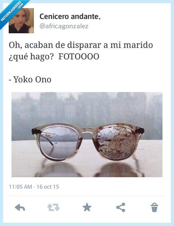 Gafas,John Lennon,Yoko Ono,asesinato