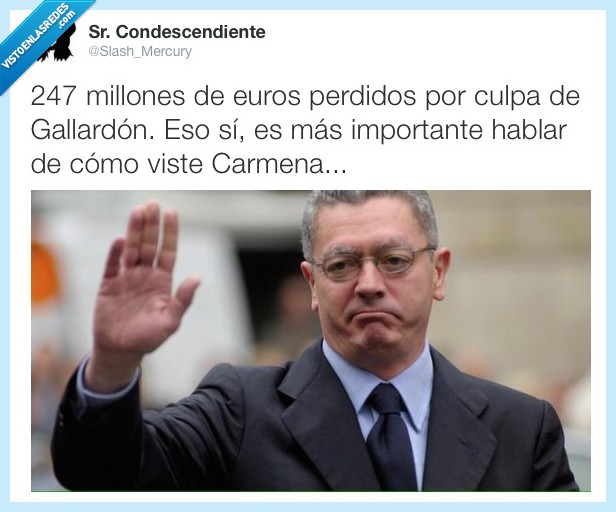 Gallardón,Carmena,247 millones,Ladrón,ropa,vestir,política