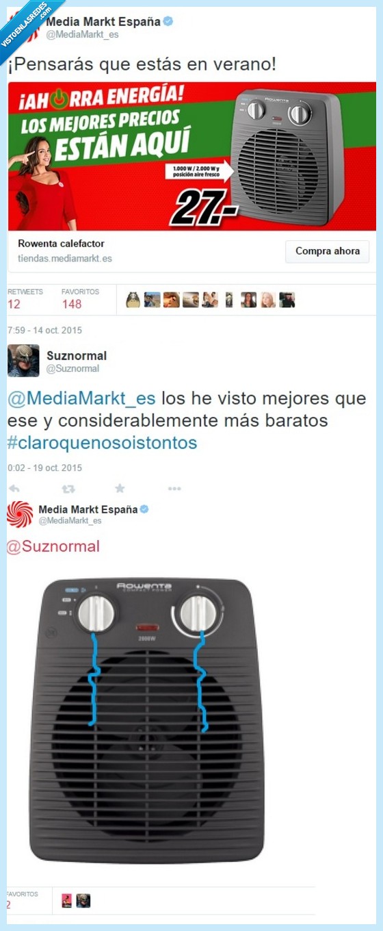 calefactor,rowenta,llorar,barato,claro,tontos,lágrimas,ahorrar,energía