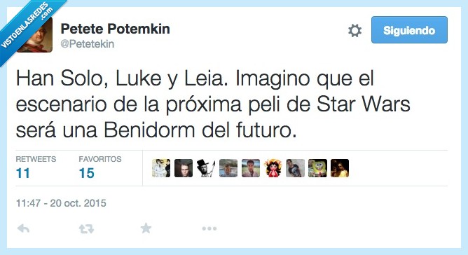 Han Solo,Luke,Leia,edad,mayor,viejo,Star Wars,trailer,Benidorm,futuro