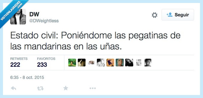 estado,civil,poniendo,poner,pegatina,mandarina,uñas,soltero,amor